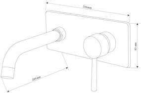 Mexen ALMA - 2-VÝSTUPOVÁ PODOMIETKOVÁ SADA 2, Chrómová,75115-00