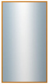DANTIK - Zrkadlo v rámu, rozmer s rámom 50x90 cm z lišty Hliník oranžová (7269217)