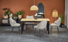 Rozkladací jedálenský stôl Edmondo II 160/240 cm dub prírodný/buk