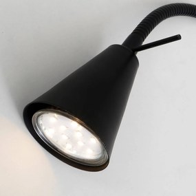 Nástenné LED svietidlo 2082 stenový prvok, čierna