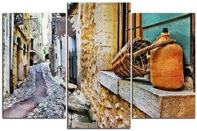 Obraz na plátne - Stará stredomorská ulica 1151C (90x60 cm)