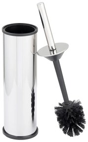 WC kefa z nehrdzavejúcej ocele v lesklo striebornej farbe Olmedo – Wenko