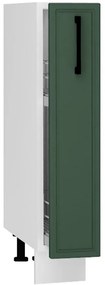 Kuchynská skrinka Emily D15 Cargo + kôš zelená mat