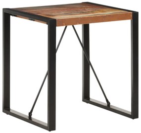 Jedálenský stôl 70x70x75 cm, recyklovaný masív
