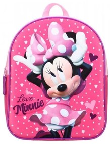 Vadobag - Detský / dievčenský 3D batoh Minnie Mouse - Disney / 32 x 26 x 11 cm