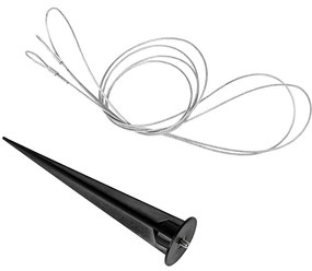 Moderná vonkajšia lampa biela 25 cm IP65 - Nura