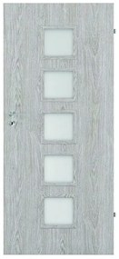 Dvere vnútorné Vedi 5*5 80L dub  strieborný