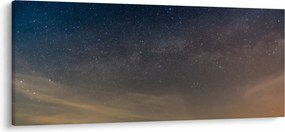 Obraz nočnej oblohy (120x50 cm)