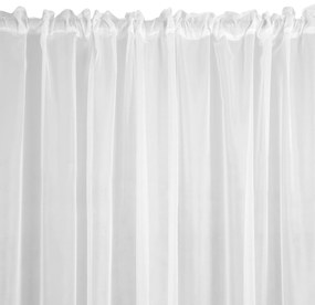 ZÁCLONA NA PÁSKE LUCY 400X300 CM BIELA