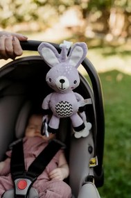 Hrkálka babyted Zajačik plyš 30 cm záves na postieľku / kočík