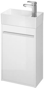 Cersanit Crea, závesná skrinka + umývadlo 40cm, SET B102, biela, S801-276