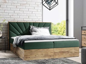 Kontinentálna posteľ Madaris 7, Rozmer postele: 120x200, Dostupné poťahy: dub lancelot + Faro 5