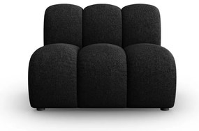 Čiernoantracitový modul pohovky (stredový diel) Lupine – Micadoni Home