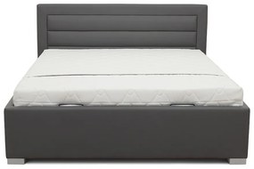 Čalúnená posteľ s elektrickým otváraním úložného priestoru IKARUS 180 Farba: eko sivá