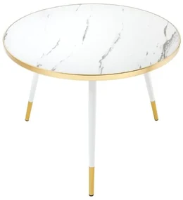 Paris konferenčný stolík biely Ø60 cm