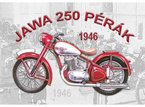 Ceduľa JAWA 250 Pérák