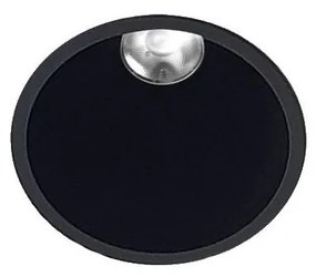 LED2-LED Kúpeľňové svietidlo ZERO LED/10W/230V 4000K CRI 95 IP43 čierna pr.10,9cm