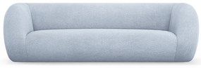Svetlomodrá pohovka z textílie buklé 230 cm Essen – Cosmopolitan Design