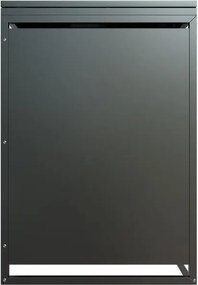 Kovový prístrešok na kontajner 66 × 119 × 80 cm