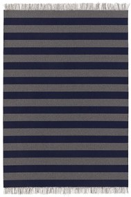 Koberec Big Stripe in/out: Sivo-modrá 170x240 cm