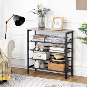 Botník Vasagle Ormio 85 cm černý/šedý