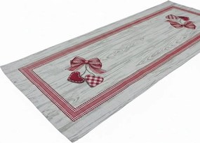 Obrus Srdce 38 × 100 cm