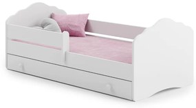 Biela jednolôžková posteľ FALA do detskej izby + matrac ZADARMO
