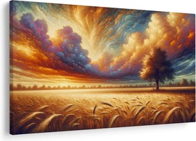Obraz – Strom na poli (90x60 cm)