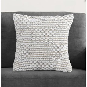 Vankúš LUNGA 45x45 cm z pravej vlny a juty