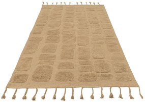 Béžový koberec so strapcami Sidney - 203*323cm