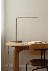 Kovová LED stmievateľná stolová lampa v striebornej farbe (výška 46 cm) Omni Table – UMAGE