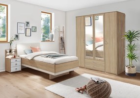 Šatníková skriňa Twin, dub sonoma