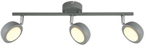 CLX LED stropné bodové osvetlenie GIANLUCA, šedé