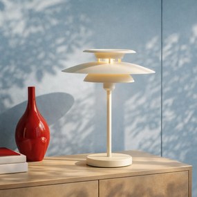 Retro stolná lampa béžová oceľ 45cm - Pauly
