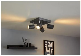 Livarno home Stropné svietidlo (stropné bodové svietidlo, čierne)  (100393017)