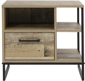 Sconto Nočný stolík RUFA dekor staré drevo