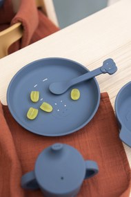 Detské silikónové lyžičky 2 ks Mrs. Elephant