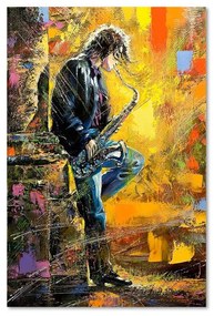Gario Obraz na plátne Hudobník so saxofónom Rozmery: 60 x 90 cm