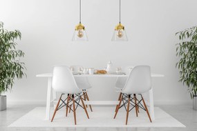 Toolight - Stropné svietidlo E27 60W APP895-1CP, zlatá, OSW-07022