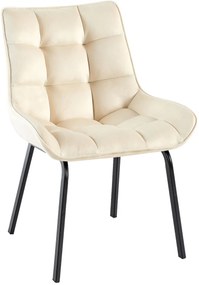 Stolička Saranda zamat - krémová