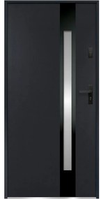 Dvere vchodové Temida S68 90L Antracit