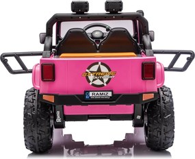 Ramiz Auto Jeep Monster ružové