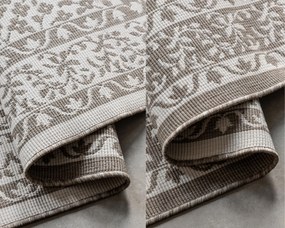 ELLE Decoration, Kusový koberec Gemini 106026 Linen z kolekcie Elle – na von aj na doma, 200x290, béžová, chodba / predsieň