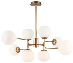 Maytoni MOD221-PL-08-G - Luster na tyči ERICH 8xE14/40W/230V medená