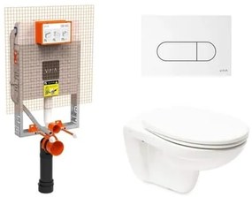 Závesný wc set Vitra Normus na zamurovanie SIKOVZW2, 1 ks