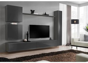 Obývacia stena Switch VIII Grafit