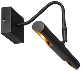 Lucide 45299/02/30 - Obrazové svietidlo VINZ 2xG9/28W/230V čierna