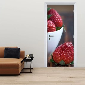 Fototapeta na dvere - Jahody (95x205cm)