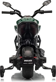 Detská elektrická motorka Ducati Diavel x Bentley Green