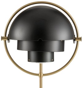 GUBI Multi-Lite stolná lampa mosadz/čierna
